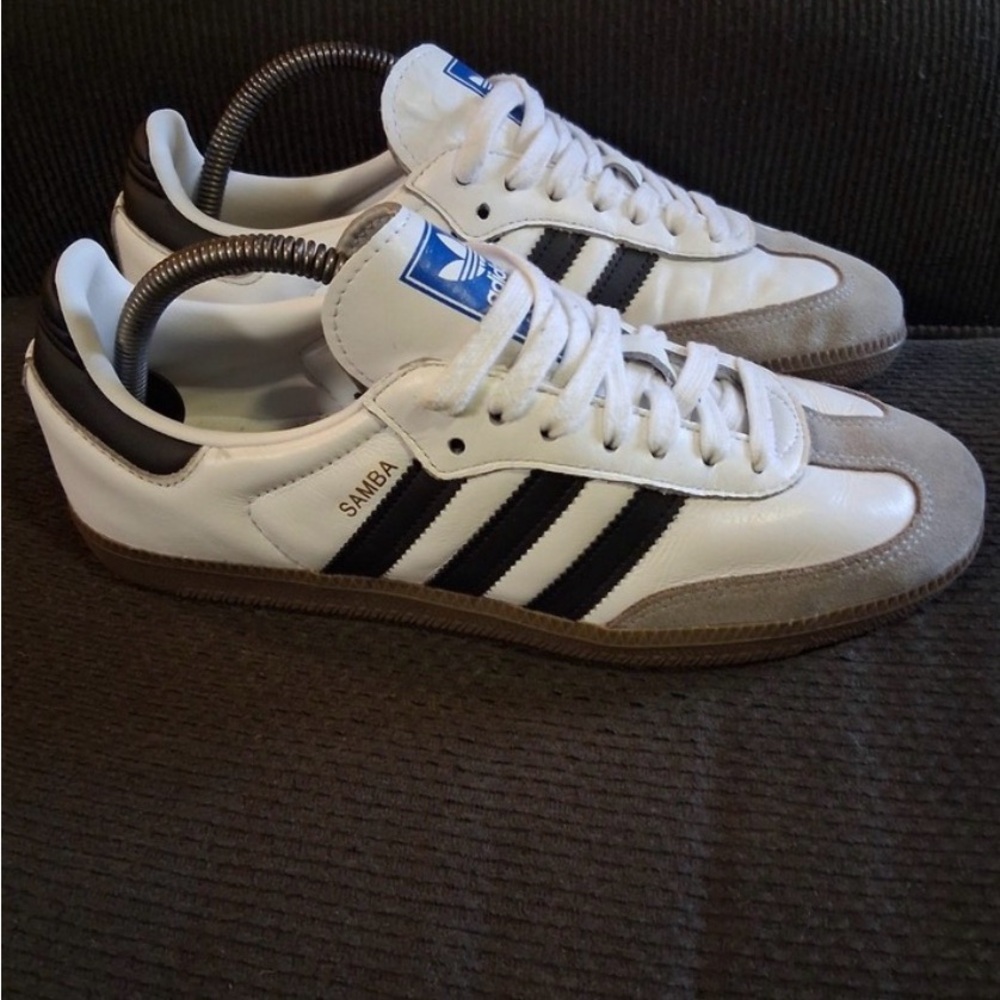 Adidas Sambas, White and Black
